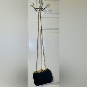 Elegant Inge Christopher Gold Chain Evening‎ Bag